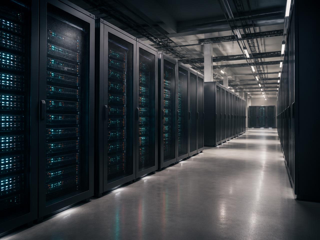 On-premise server room running the Lunara voice stack